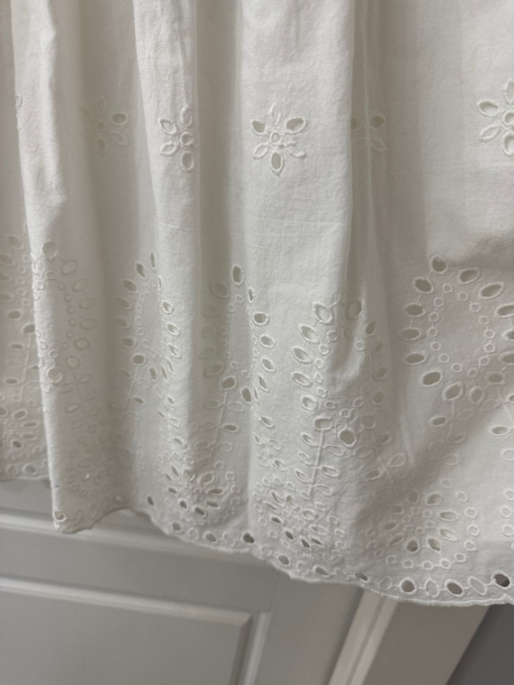 Universal Thread White Eyelet Peasant Dress - Picture 5 of 6
